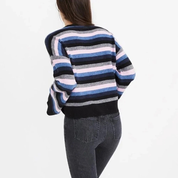 Madewell Cardiff Striped Crewneck Sweater S new - Picture 2 of 9